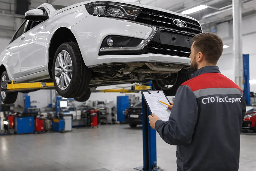 Ремонт LADA Vesta в Минске Ремонт LADA Vesta в Минске на СТО в ремзоне