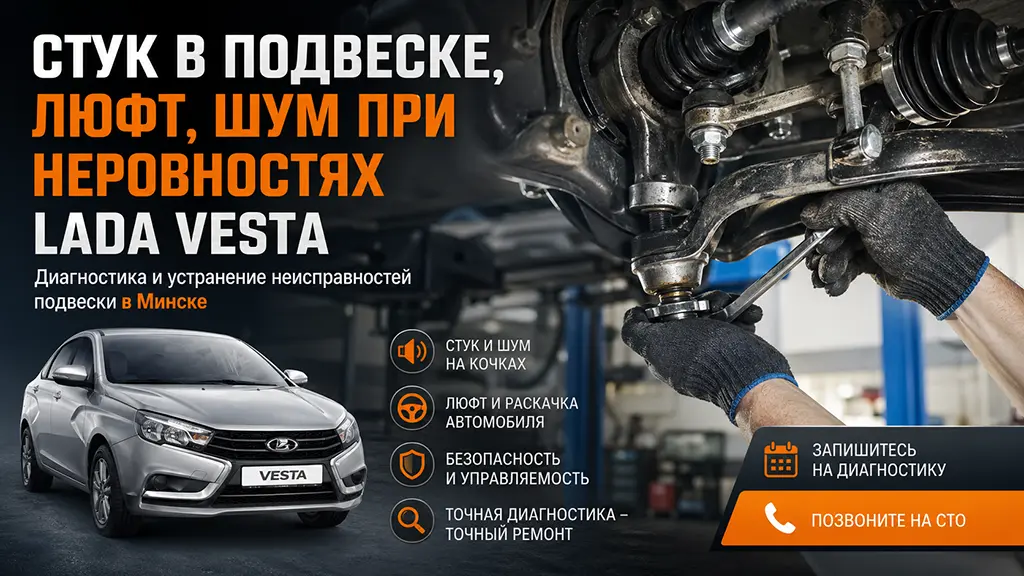 Стук в подвеске Лада-Веста